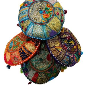 Set de 4 Zafus Redondos - Almohadones para Meditación
